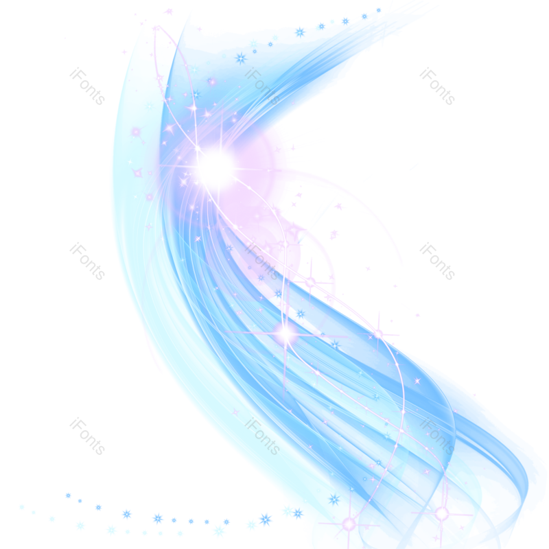 光效图片,科技元素,蓝色PNG,科技感免抠素材